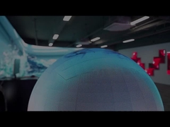 Loạt màn hình LED hình cầu P2.0mm, hiển thị toàn cảnh 360 độ, kích thước tùy chỉnh