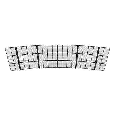 Nội thất P3.9 Độ minh bạch cao Ultra Thin Transparent màn hình LED Music Video Wall