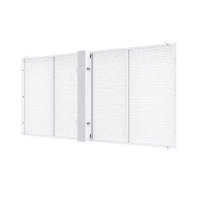 IP42 xếp hạng P4mm Thiết lập cố định màn hình LED trong suốt cho các tòa nhà di tích