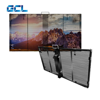 Hiển thị đèn LED trong suốt có độ nét cao GCL P3.9 Kiểm soát nước dễ dàng lắp đặt