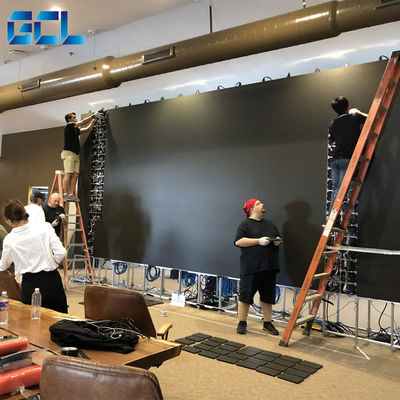 GCL Phòng hội nghị Nội thất màn hình hiển thị màn hình đầy màu LED Video Wall Dễ lắp đặt màn hình biển số