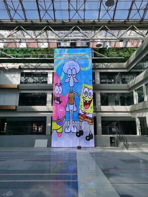 Thang máy GCL Indoor Ultra Thin Transparent LED Display P15.625 Màn hình LED minh bạch Cho Video âm nhạc