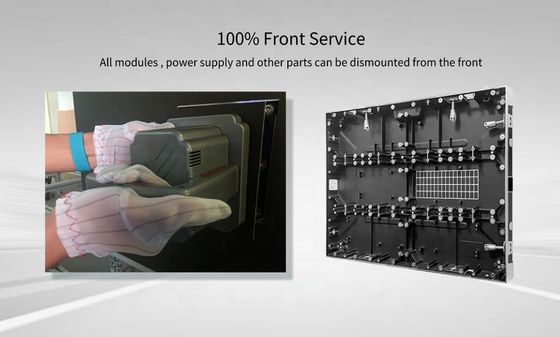 Màn hình LED khổng lồ trong nhà P2 LED quảng cáo video tường bảng với phương pháp quét 1/20