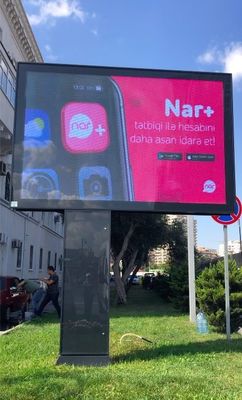 Điện năng lượng mặt trời di chuyển ngoài trời màn hình hiển thị LED với điều khiển từ xa và mức độ bảo vệ IP65