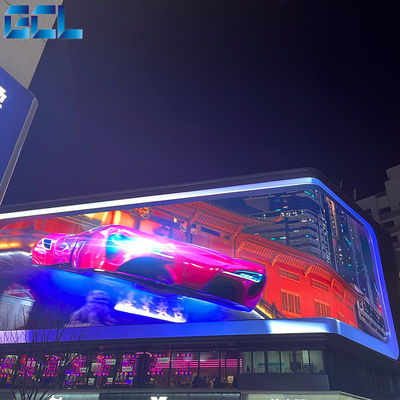 Độ sáng cao 6500nits Bảng hiển thị LED ngoài trời Media GCL P6 HD LED Video Wall