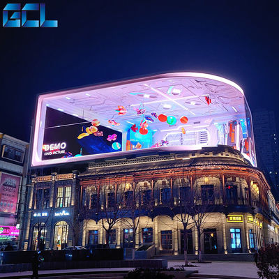 Độ sáng cao 6500nits Bảng hiển thị LED ngoài trời Media GCL P6 HD LED Video Wall