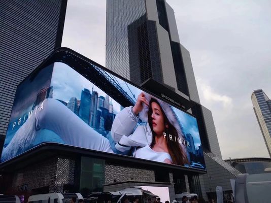 GCL P4mm P5.57mm P6.67 Màn hình video LED ngoài trời chống nước cong