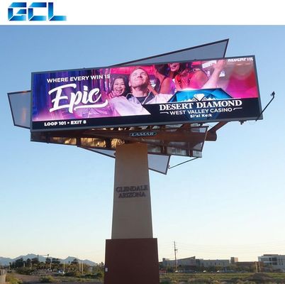 GCL P10 Full Color LED Digital Signage Display Mesh LED Display với thiên thần nhìn rộng