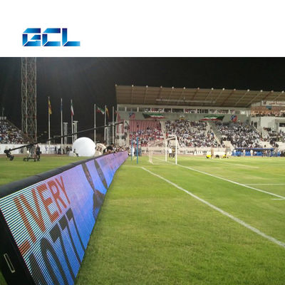 Thép Cabinet P10 Stadium Perimeter LED Display E Sports Display Screen Đối với sân vận động bóng đá lớn
