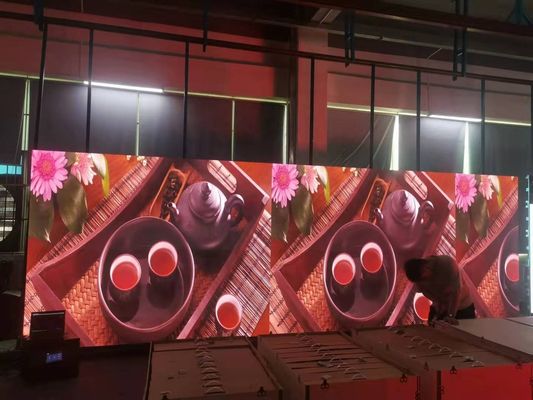 SMD 1.5 P1.9 P2.6mm 3840Hz Indoor Rental LED Display cho Bức tường video nền sân khấu