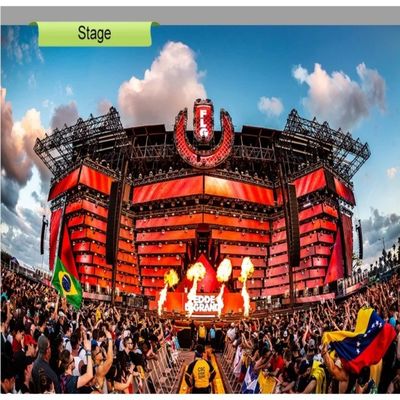 Khả năng tùy biến màn hình màn hình LED Video Wall Event