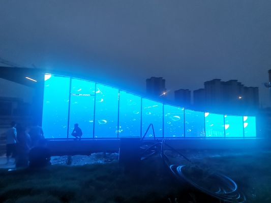 Kính ngoài trời chuyên nghiệp P3.9 Màn hình LED trong suốt cho quảng cáo