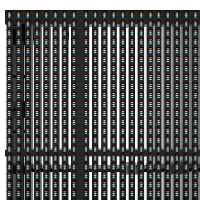 IP65 Bạc P15.6 Bảng hiển thị LED trong suốt với tốc độ làm mới cao