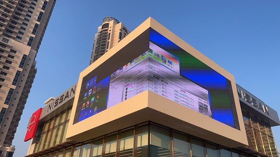 IP65 Bạc P15.6 Bảng hiển thị LED trong suốt với tốc độ làm mới cao
