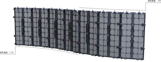 P3.91 P10.4mm Outdoor Mesh LED Didsplay Screen Cho sự kiện cho thuê / buổi hòa nhạc