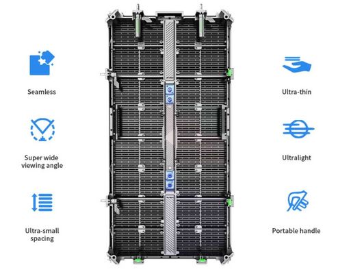 Gflow 500 * 500mm P3.9-7.8mm Bên ngoài màn hình LED trong suốt màn hình LED màn hình video lưới màn