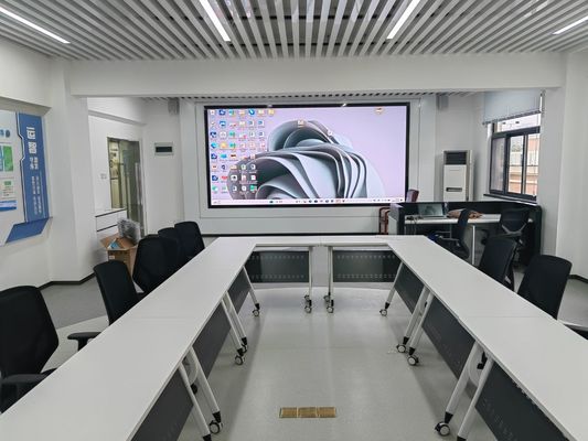 Màn hình hiển thị LED cao màu xám COB P0.9 1.25 1.5mm Bảng quảng cáo kỹ thuật số với loại cảm ứng dung lượng
