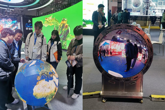 P2.0mm LED Spherical Screen Series 360 độ Full View kích thước màn hình có thể được tùy chỉnh