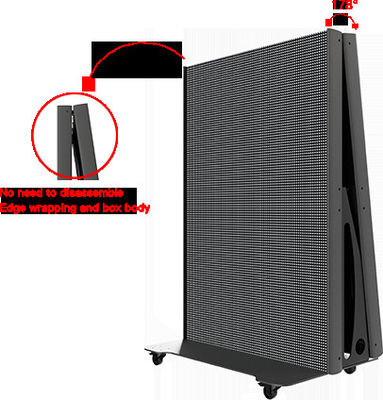 GOB P1.5 P1.8 P2 Indoor Led Poster Screen for Banner Portable Led Video Wall With Wheels cho cửa hàng triển lãm thương mại