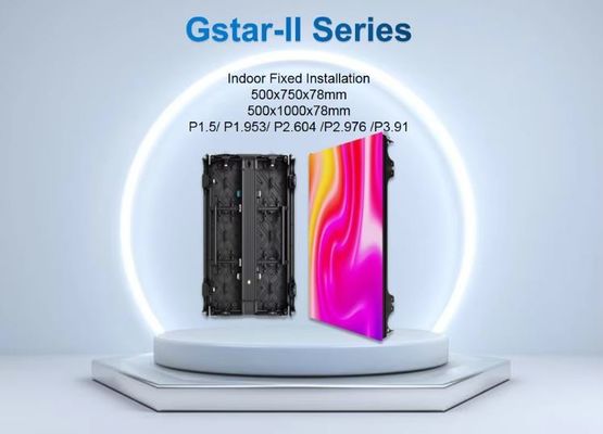Ultra Slim Indoor Fixed LED Video Wall với Dịch vụ bảo trì phía trước 500 * 750mm 500 * 1000mm LED Panel