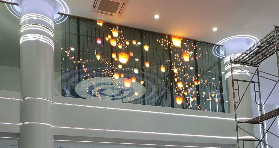 Nội thất GCL Full Color Transparent Video Wall với sự phân tán nhiệt nhanh
