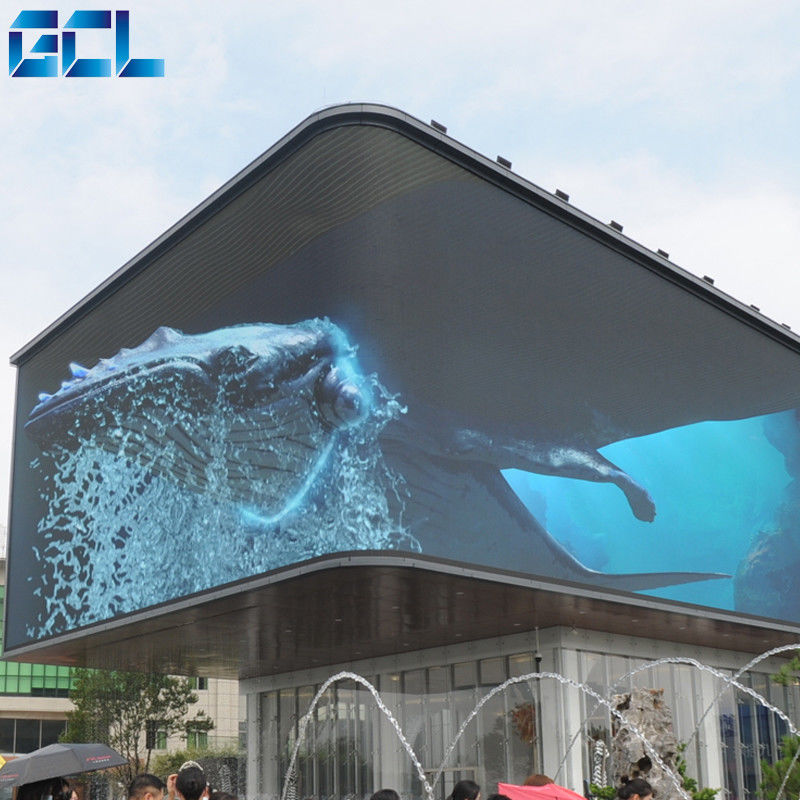 Độ sáng cao 6500nits Bảng hiển thị LED ngoài trời Media GCL P6 HD LED Video Wall