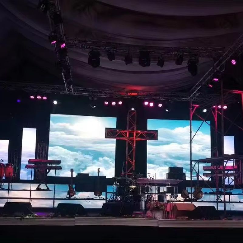 GOB P1.5 P1.9 7680Hz Indoor Rental LED Display For Stage Background Video Wall