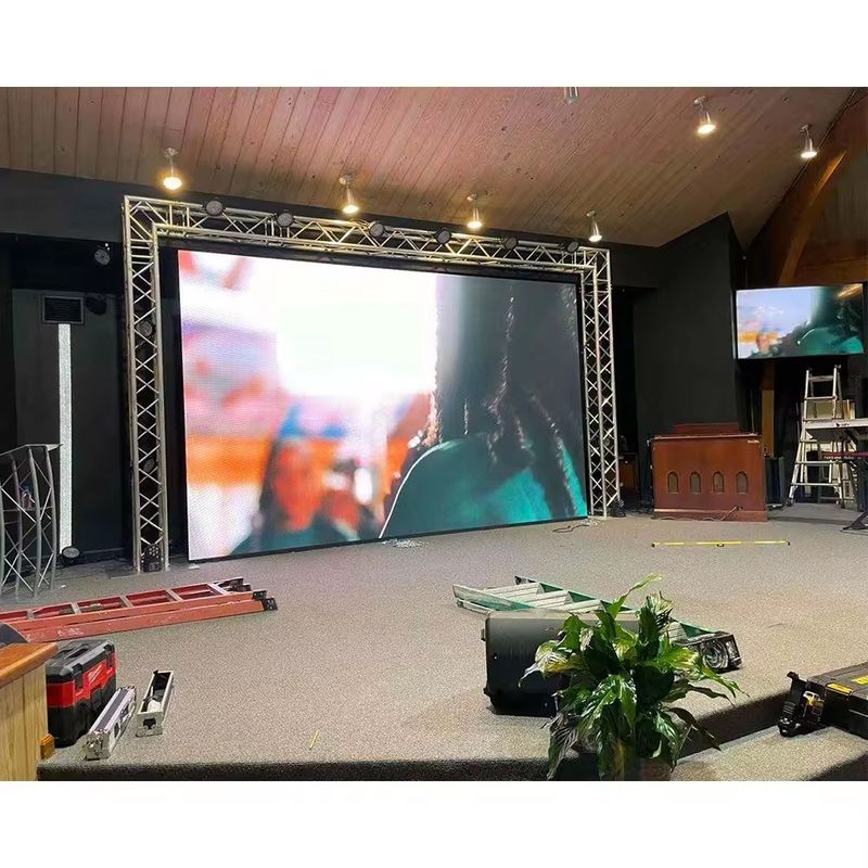 P1.5mm HD Indoor Event Cho thuê màn hình màn hình sân khấu nền Video Wall