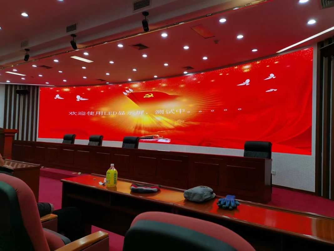 Trong nhà 600 * 337.5mm PH0.9\ 1.25mm HD màn hình quảng cáo LED lớn cho cài đặt cố định trong nhà
