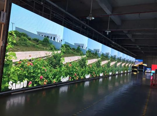 Màn hình LED khổng lồ trong nhà P2 LED quảng cáo video tường bảng với phương pháp quét 1/20