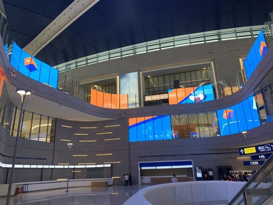 Màn hình LED trong nhà P7.8 minh bạch màn hình LED kỹ thuật số Video Mesh tùy chỉnh