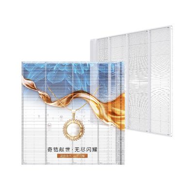 Đèn LED trong nhà trong suốt P3.9-7.8mm được thiết kế dành cho kiến ​​trúc cho chức năng hoạt hình văn bản của trung tâm mua sắm