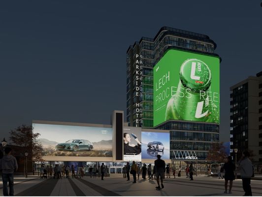 Màn hình LED thông minh kỹ thuật số độ sáng cao P15.6mm IP65 500 * 1000mm