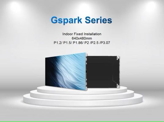 Giá tốt. Màn hình LED cố định trong nhà với 16Bit Grayscale và SMD2121 LED Encapsulation Featuring Power and Signal Double Backup trực tuyến