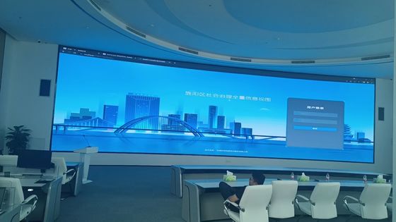 Ghalo 1000 * 250mm màn hình hiển thị LED nhẹ gắn tường cài đặt nhanh trong nhà P1.953mm