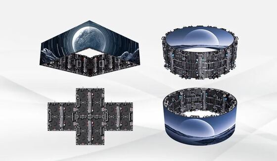 Giá tốt. Cho thuê tường video LED P1.9mm P2.6mm ngoài trời trong nhà & Tường LED sản xuất ảo với thiết kế cong linh hoạt trực tuyến